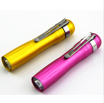 Luce per torcia in alluminio mini in alluminio portatile - piccola torcia per tasche