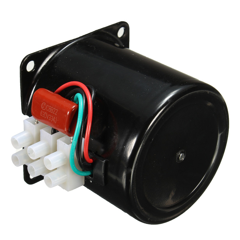 60KTYZ 220V 14W AC Motor Permanent Magnetic Electric Synchronous Motor Gear 50Hz 15r/min