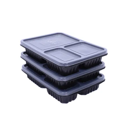 Meal prep plastic compartment food storage lunch box