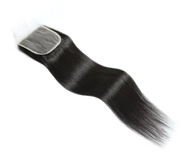 4x4 13x4 Lace Frontal Closure Brazilian Human Hair Unprocessed Raw Virgin Hair Transparent Lace Closure Straight