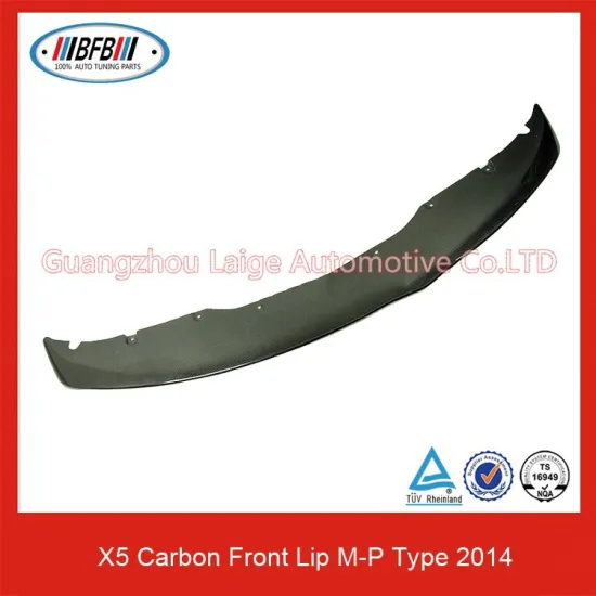 Carbon Fiber X5 Front Bumper Lip Fit X5 M P Style Front Lip For BMW X5 F15 2014UP