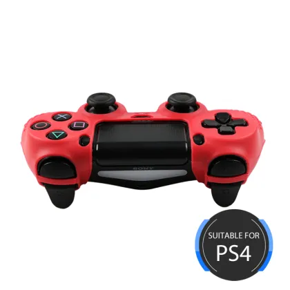 Insten Red Silicone Case For PS4 Remote Controller