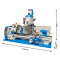 WEISS Variable Speed Combo Lathe & Mill-WBP250F/ WBP250LF