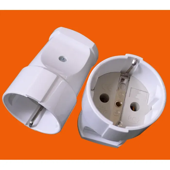 Soket Listrik 2 Pin Bulat Gaya Eropa (P8062)