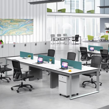 Partizioni cubicicole modulari di ufficio MDF a 10 persone