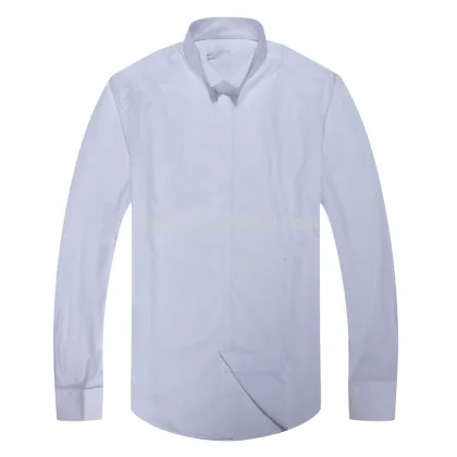 Wing Tip Collar White Dress Slim Fit Shirts