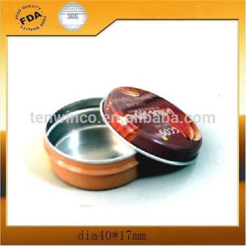 Cheap Hot Chocolate Mini Tin Box . Small Round Tin Can zip-top can.
