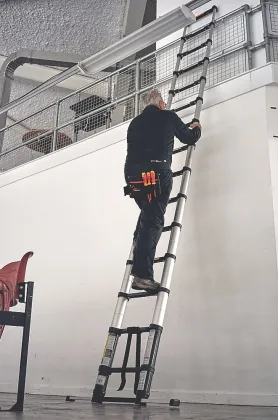 3.8m aluminum aldi step ladder telescopic stairs ladder