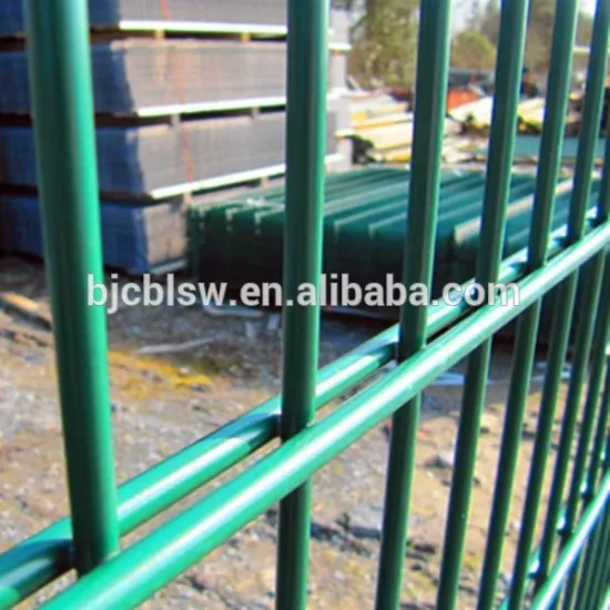 Low price ornamental double loop wire fence