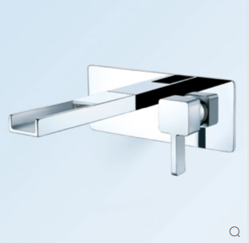 "Elevate Your Bathroom with a Chrome Bath Waterfall Basin Faucet"