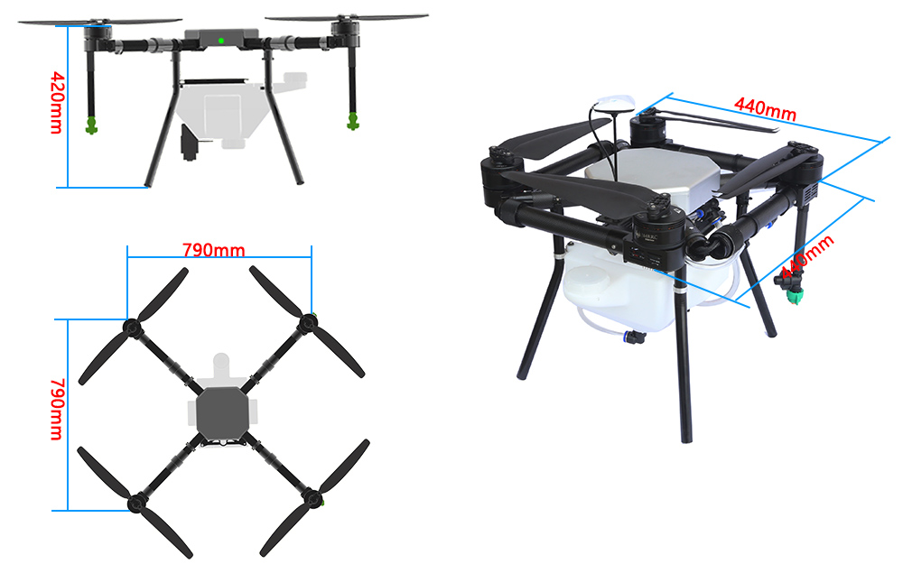 X1100-5kg-Sprayer Drone