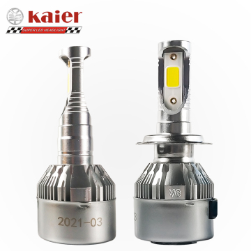 4800 Lumen V6 LED -Autobeleuchtungssystem für 9005, 9006, H7, H11, H4 -Scheinwerfer