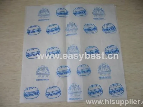 Fast Food Store Burger Packaging Paper 