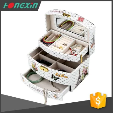 Manufacturers china small mirrored box for jewelry