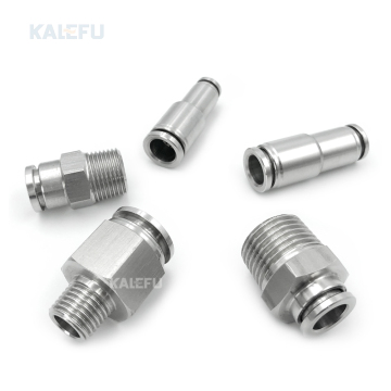 Stainless Steel 304/316 Threaded Quick Connectors: Industrial Grade Pipe Fittings