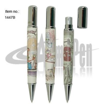 2013 Fashion Metal and PU leather Ball pen