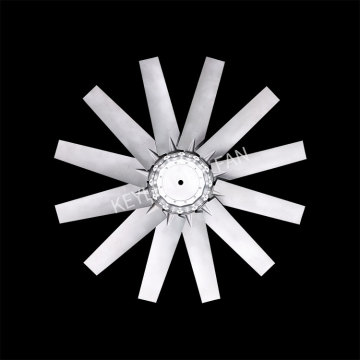 12 leaves aluminum axial impeller for airboat