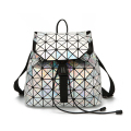 Rakaman Rhomboid baru Custom Backpack Raindrop Geometric Casual Raindrop