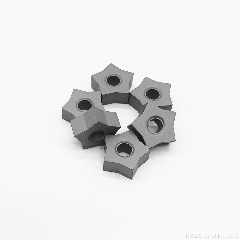 Forma a stella in carbone widia inserti per il taglio in marmo