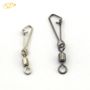 Stainless Steel Rolling Swivel with Hooked Snap - SUPERIORFISHING Z1095