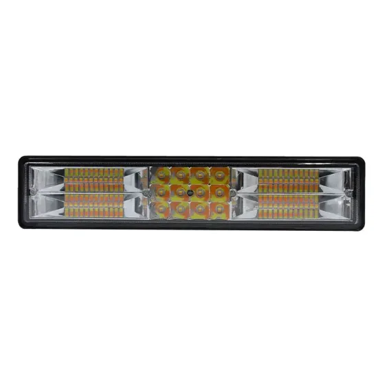 High Power 180W Double Row Dual Color (White & Yellow) Flash LED Working Lamp: Ideal for SUV Maintenance and Spot Lighting