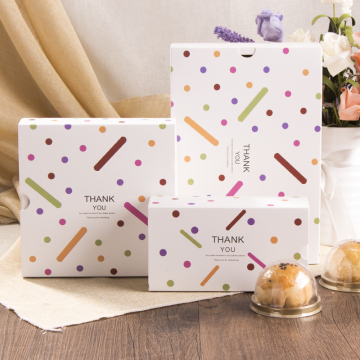 Drawer cookie box with dividers