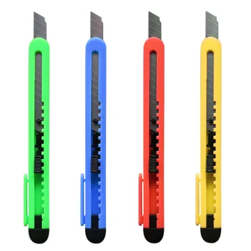 9mm Cheap Pocket Knife Hot Selling Office Utility Knife Box Cutter