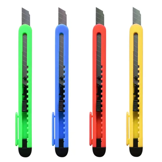9mm Cheap Pocket Knife Hot Selling Office Utility Knife Box Cutter