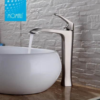 2016 Hot Sale Online Shopping Nickel Brushed Basin Faucet Counter Top Wash Basin Faucet