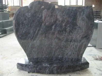 nature bahama blue stone headstone