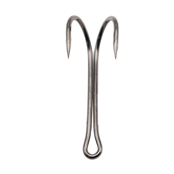 Aangepaste hoge koolstofstalen vliegbindende vishaken - Bass Barb Double Frog Hook