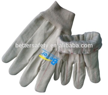 White Cotton Canvas garden glove, cotton glove