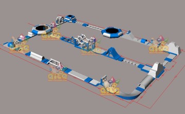 Exciting giant inflatable water game for outdoor entertainment from QILE