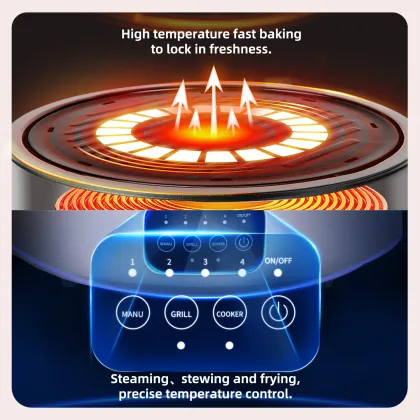 2000W dual-mode electric ceramic stove for BBQ and cooking