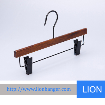 2016 new design customize high quality wood hanger for kids clothes store