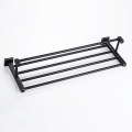 Bathroom hardware pendant black bronze craft brass material square hardware pendant towel rack