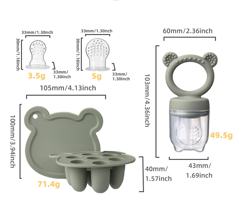 silicone food feeder ice tray MFZ-E023