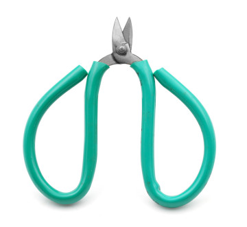 High-Quality Gold and Silver Jewelry Processing Equipment - Green Handle Short-End Scissors