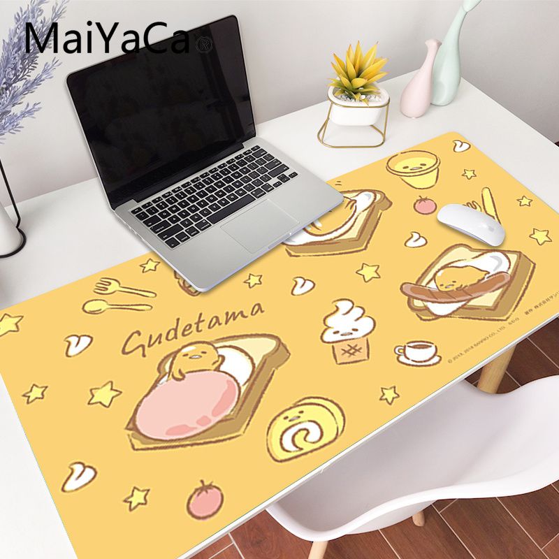 MaiYaCa Japan Anime Egg Rubber Pad to Mouse Game Anti-slip Rubber Gaming Mouse Mat xl xxl 800x300mm for Lol world of warcraft