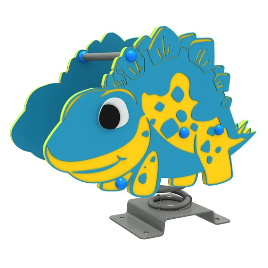 Dinosaur Style Outdoor PE Board Spring Rocking Horse - New Arrivals for Playground Equipment