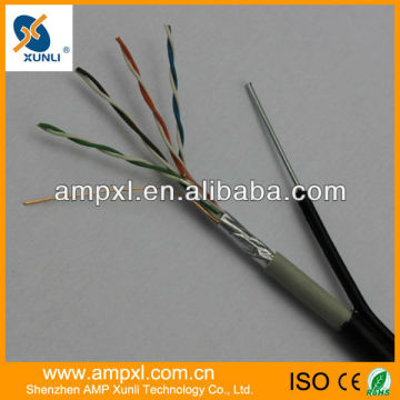 outdoor cat5e network cable messenger wire