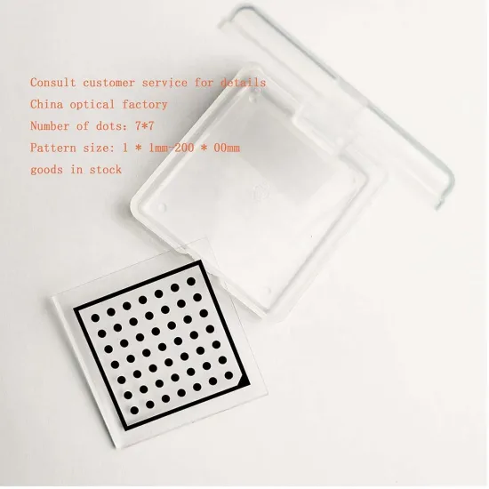 Dot Matrix Distortion Calibration Plate for Camera Vision and Anime Image Distortion Measurement