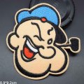 Cartoon Yellow Iron On Embroidery Patches Clothes
