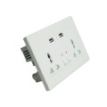 Double USB Ports Wall Socket Switch and Socket