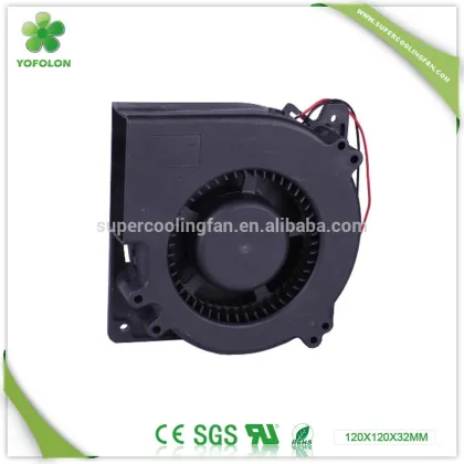 120x120x32mm 12V inflatable blower fan , exhaust fan blower , 120mm dc blower fan