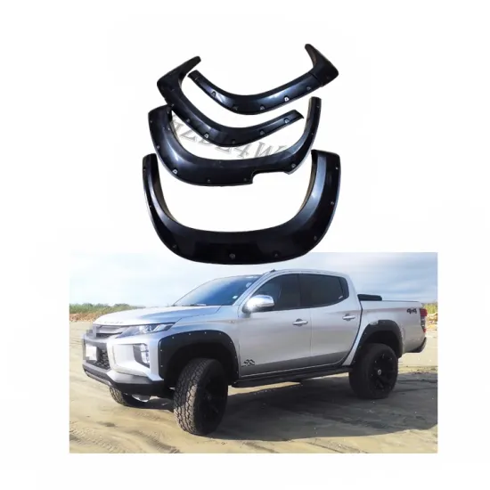 Triton L200 2019-2020 Off-Road Decorative Screw Pocket Style Wheel Arch Fender Flares - 6PCS
