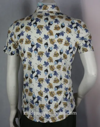 cool silk/cotton gents fashion shirts