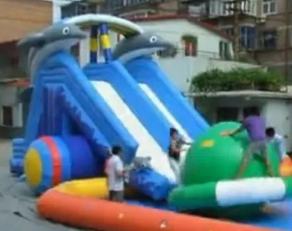water slide rentals slide inflatable water slide/blue water slide 089