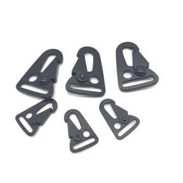 15mm-25mm Black Multipurpose Belt with Olecranon Hook Buckle for Mountaineering