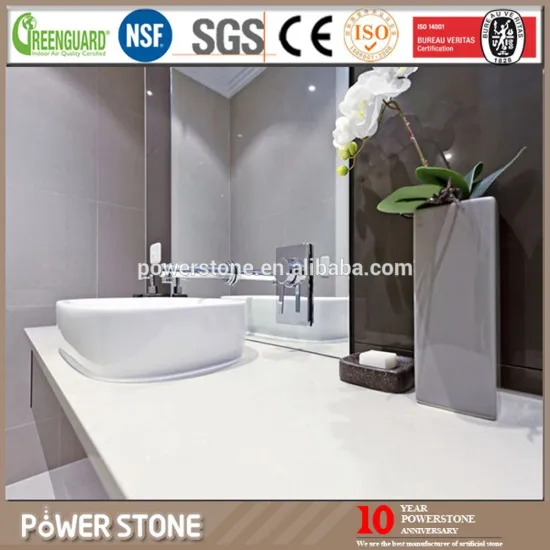 Pure White Wash Basin Stone, Faux Marble Basin, Stone Basin in Bathroom